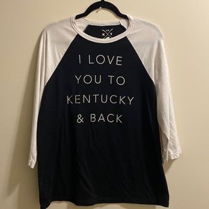 XL I LOVE YOU TO KY & BACK T-shirt
